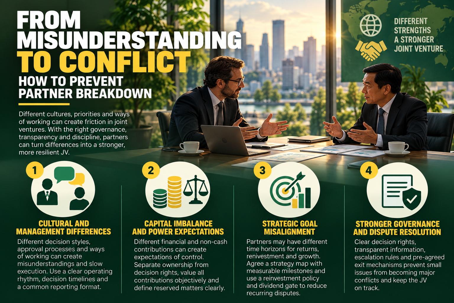 How to Prevent Joint Ventures Partner Breakdown