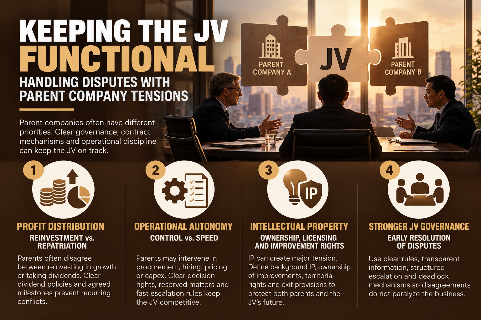 Parent Company Conflicts in Joint Ventures